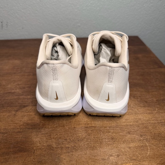 Nike Women's Quest 6 Running Gold and White  Shoes - Picture 5 of 9